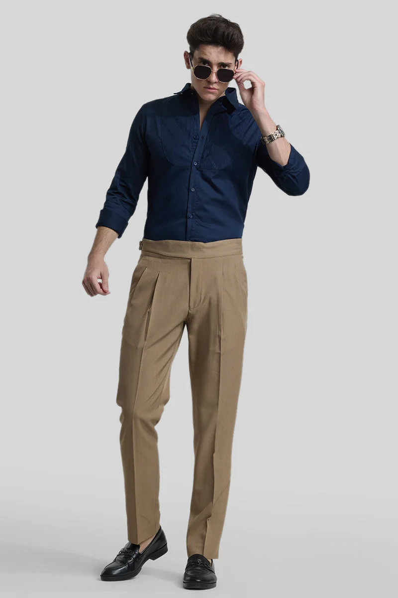 SNITCH Brown Gurkha Trousers